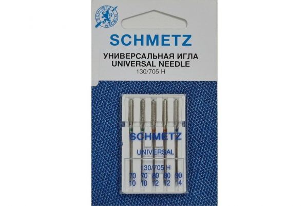 Иглы Schmetz универсальные (70x2, 80x2, 90x1), 5 шт на Валдае