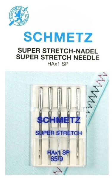 Иглы Schmetz супер-стрейч HAx1 SP 65/9, 5 шт на Валдае