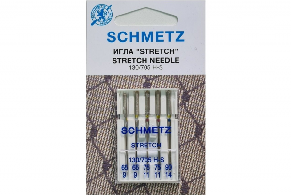 Иглы Schmetz стрейч combi (65x2, 75x2, 90x1), 5 шт на Валдае